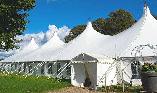 portable restrooms equipped for hygiene and comfort at an outdoor festival in Duanesburg